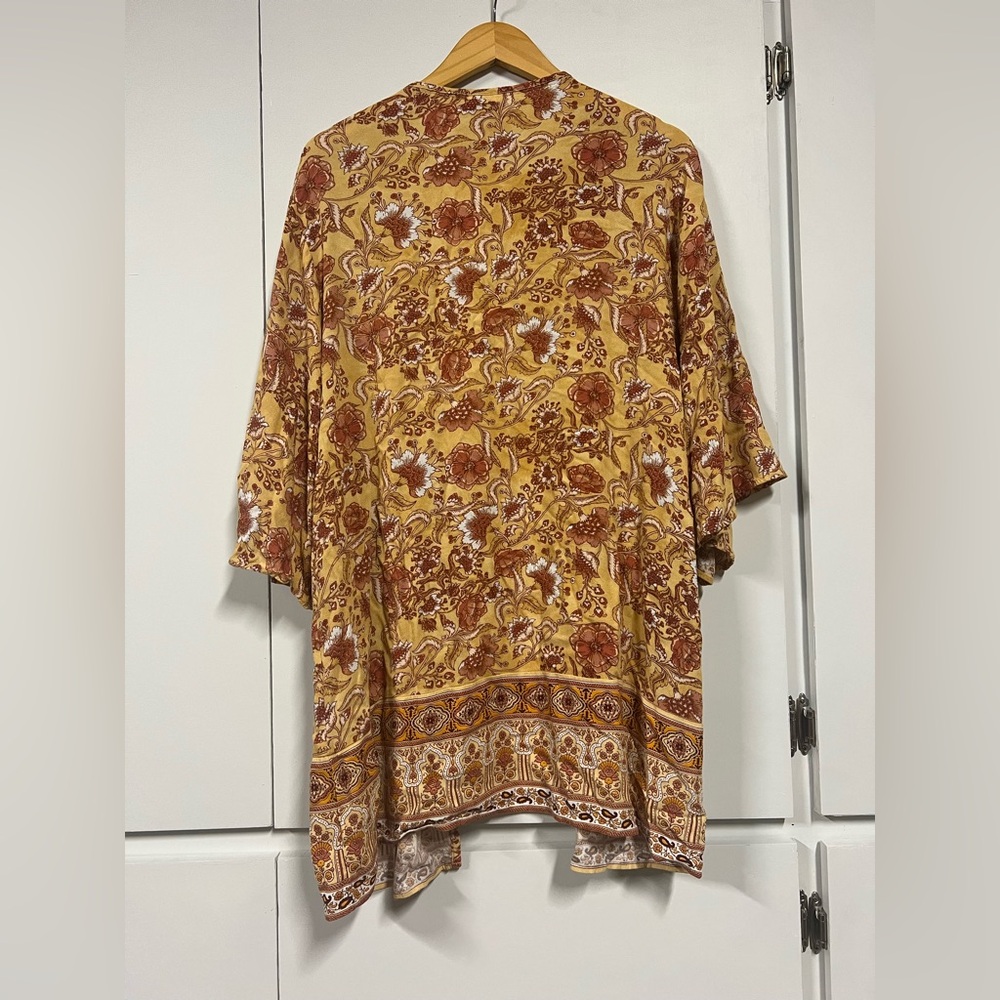 Knox Rose Multicolor Patterned Kimono - Picture 3 of 6